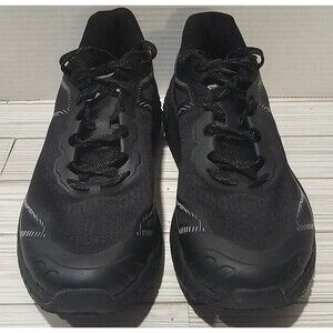 Hi Tec Black Men'S Trail Shoe, Breathable Mesh Lining, Lace Closure Size 10